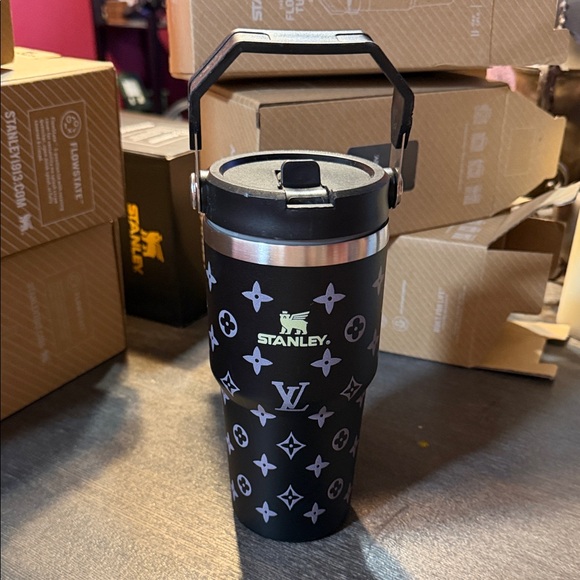 Stanley Other - Stanley Black Patterned Travel Mug